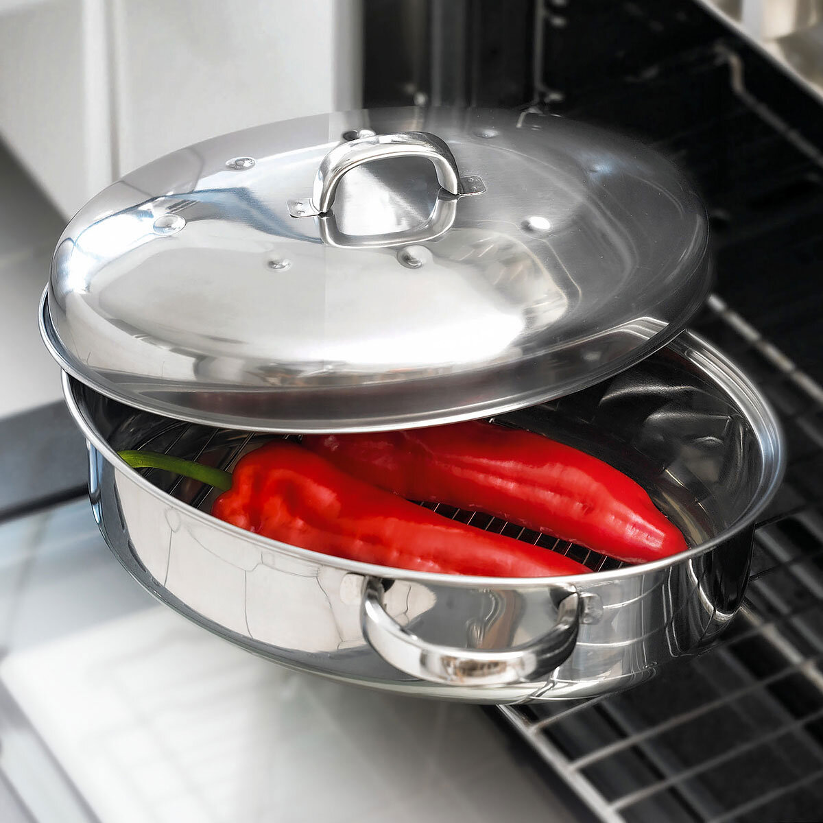 Judge Stainless steel oval Roaster and Rack