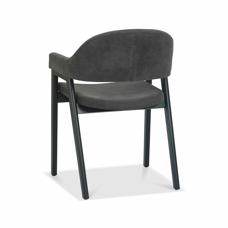 Bentley Designs Camden Peppercorn Grey Fabric Armchair, 2 Pack Bentley Designs Camden Peppercorn Grey Fabric Armchair, 2 Pack