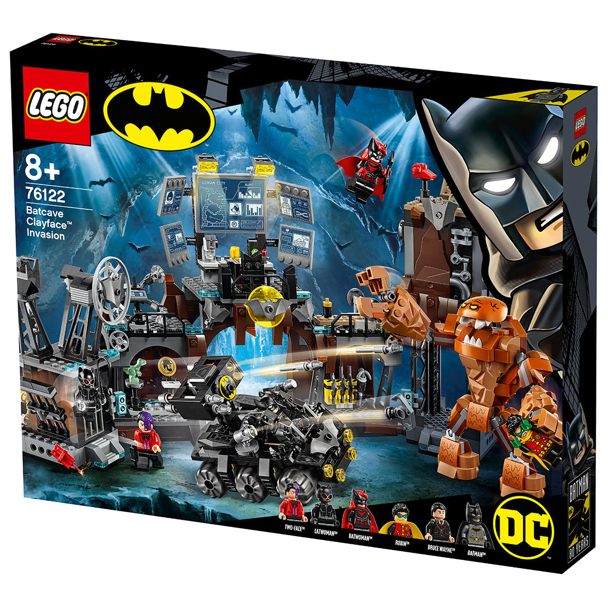LEGO DC Batman Batcave Clayface Invasion - Model 76122 (8+ Years)