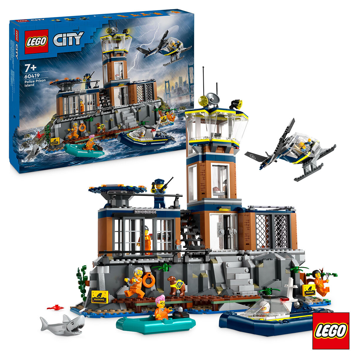 Buy LEGO City Police Prison Island Box & Item Image at Costco.co.uk