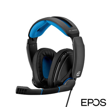 EPOS GSP300 Wired Over Ear Gaming Headset in Blue