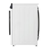 Side view LG FWY916WBTN1 Wifi enabled 11/6kg washer dryer, D Rated in White