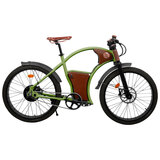 Rayvolt Torino V1 E-Bike with Lights, Set Up Assistance and First Year Inspection in Electric Green