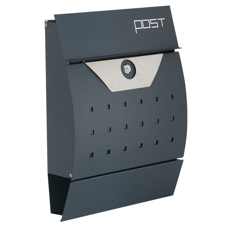 Cut out image of letterbox on white background Cut out image of letterbox on white background