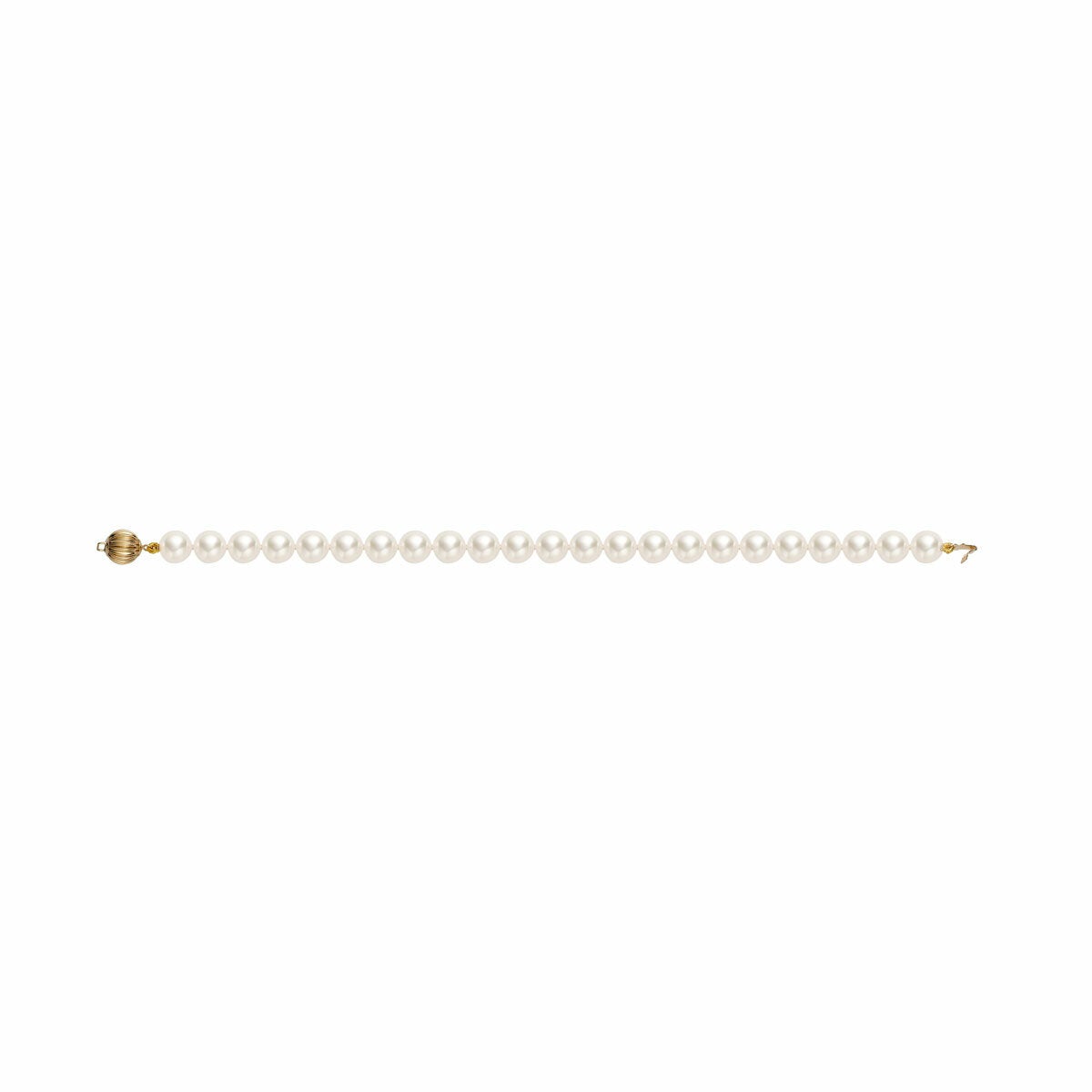 7-7.5mm Akoya Pearl Bracelet, 14ct Yellow Gold 7-7.5mm Akoya Pearl Bracelet, 14ct Yellow Gold