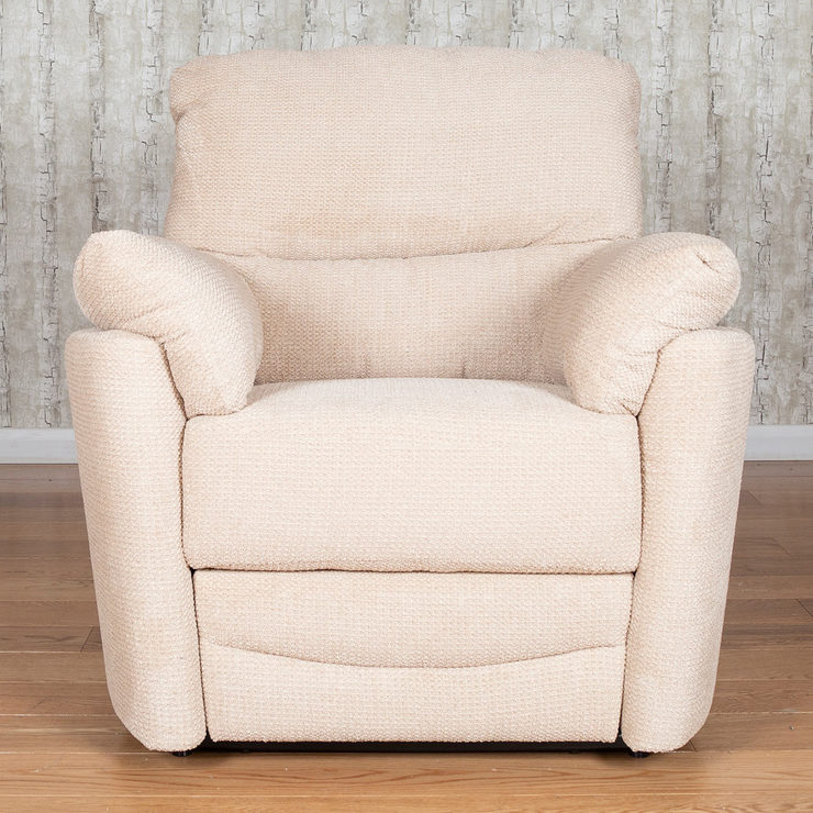 Minster Fabric Power Recliner Armchair in Rich Beige Costco UK
