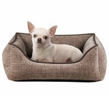 Kirkland Signature 21" x 25" Wide Walled Cuddler Pet Bed in Brown Kirkland Signature 21" x 25" Wide Walled Cuddler Pet Bed in Brown
