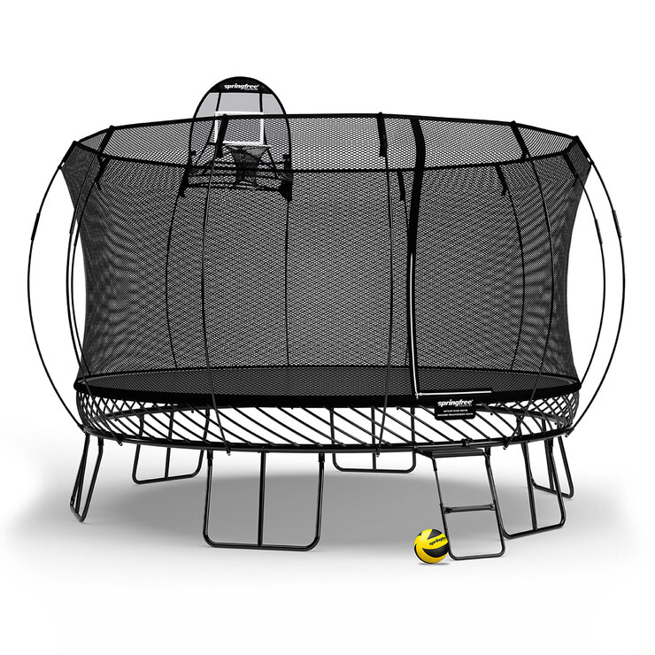 Studio image of the Springfree 13ft Round Jumbo Trampoline
