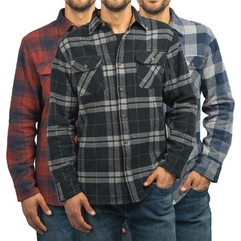 Jachs Mens Flannel Shirt & Thermal 2 Pack