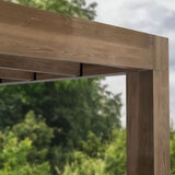 Palram Canopia Helsinki 9ft 10" x 11ft 2" (3m x 3.4m) Cedar Wood Patio Cover