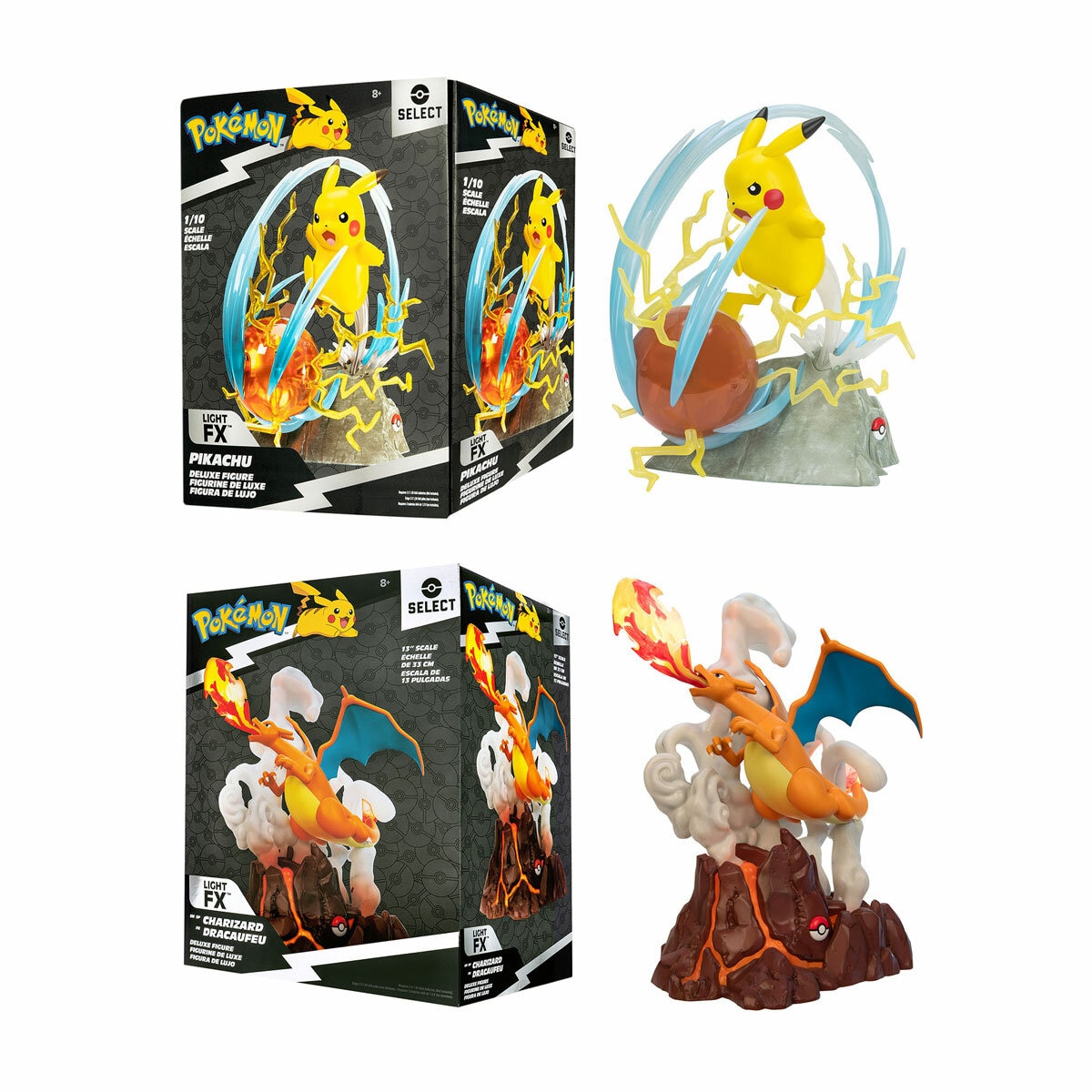 Pokémon Deluxe Collector’s Statue Assortment - 13-Inch Deluxe Collector’s Statue with Light Up Function