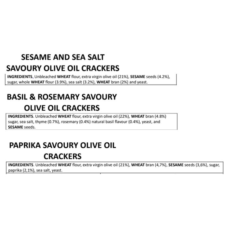 Ines Rosales Olive Oil Cracker Collection, 756g