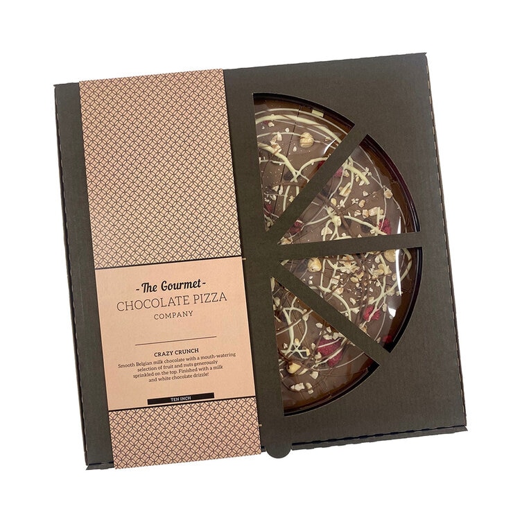 Chocolate Pizza in pizza box Chocolate Pizza in pizza box