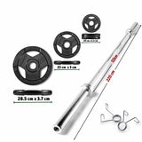 Marcy Made in Britain Eco 60kg Olympic Weight Set with 7ft Barbell