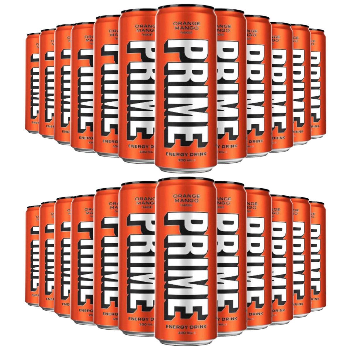 Prime Energy Orange Mango, 24 x 330ml