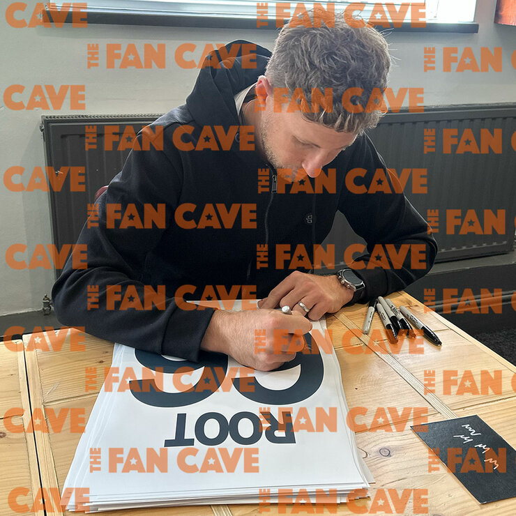 Joe Root Signing for Fan Cave Joe Root Signing for Fan Cave