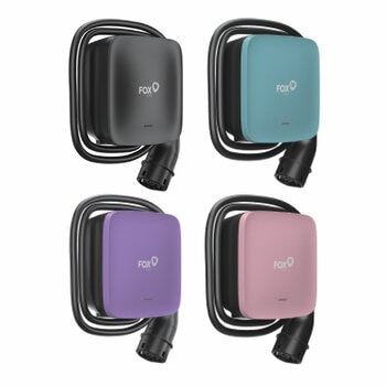 Fresh Electrical Fox L Series EV 7.3kWh Tethered Charger Available in 4 Colours, Fully Installed or Delivered