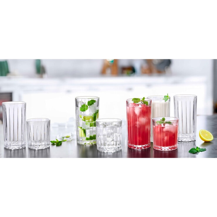King Crystal Revel Glassware Set 16 Piece
