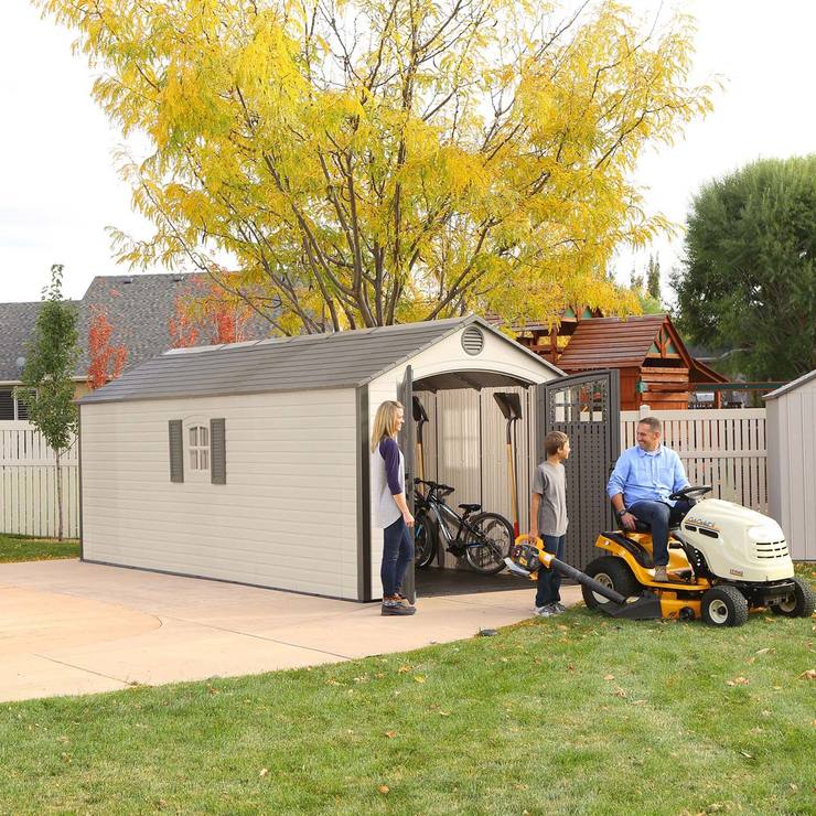 Installed Lifetime 8ft x 20ft (2.4 x 6.1m) Outdoor Storage ...