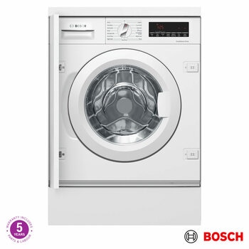 Bosch Series 8 WIW28502GB, Built In 8kg Washing Machine, C Rated in White