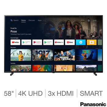Panasonic TX-58JX800BZ 58 Inch 4K Ultra HD Smart Android TV