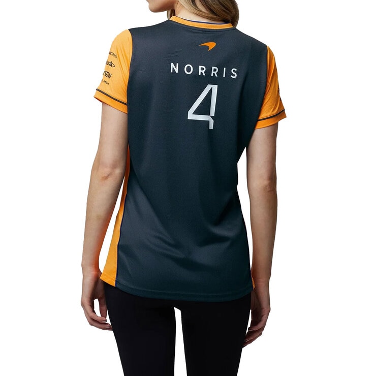 McLaren F1 Women's Replica Driver Lando Norris T-Shirt in Orange