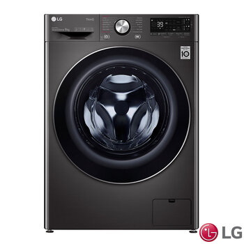 LG F6V909BTSA, 9kg, 1600rpm, Washing Machine, A Rated in Black Steel