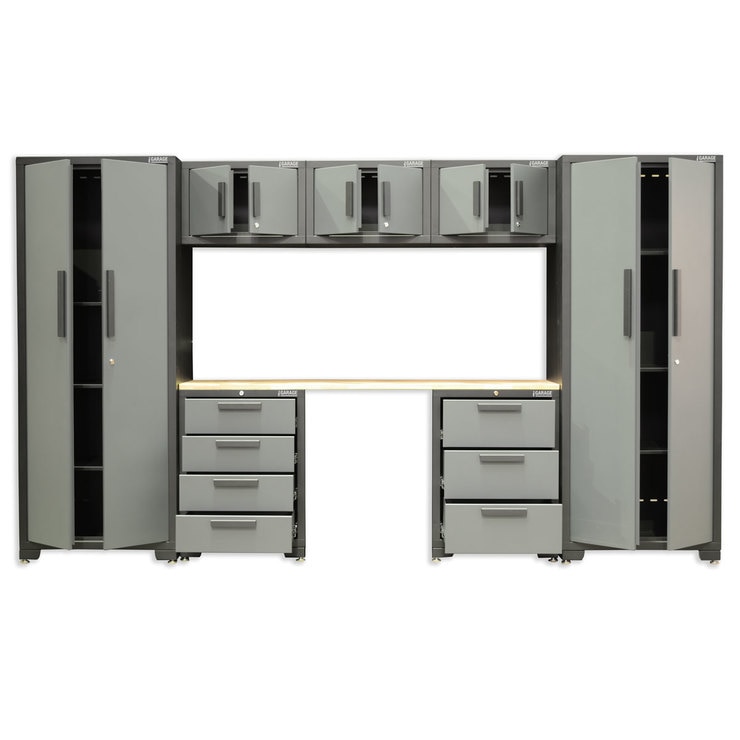 Hilka Professional 24 Gauge Steel 8 Piece Modular Set Costco UK