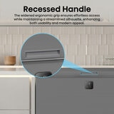 Hisense FT280WN3SGD, 277L Chest Freezer, D Rated in Silver