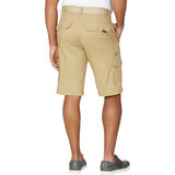 Back image of khaki shorts