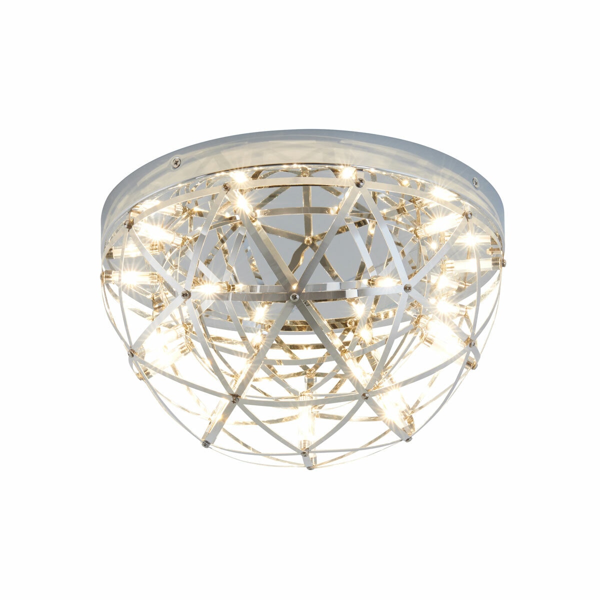 Artika Elden 13" (33cm) Flush Mount LED Light in Chrome