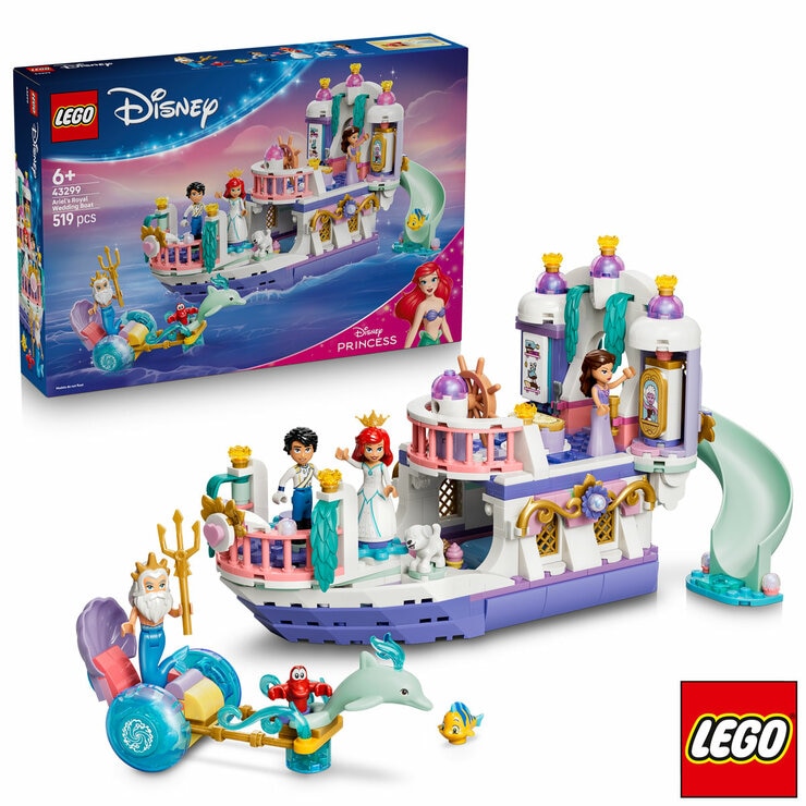 LEGO Disney Ariel's Royal Wedding Boat - Model 43299 (6+ Years) LEGO Disney Ariel's Royal Wedding Boat - Model 43299 (6+ Years)