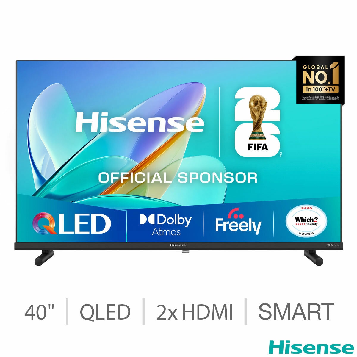 Hisense 40E5QTUK 40 Inch QLED HD Smart TV