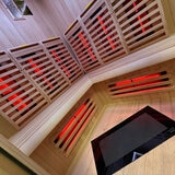 Insignia Luxury 2 Person Far Infrared Quadrant Indoor Sauna