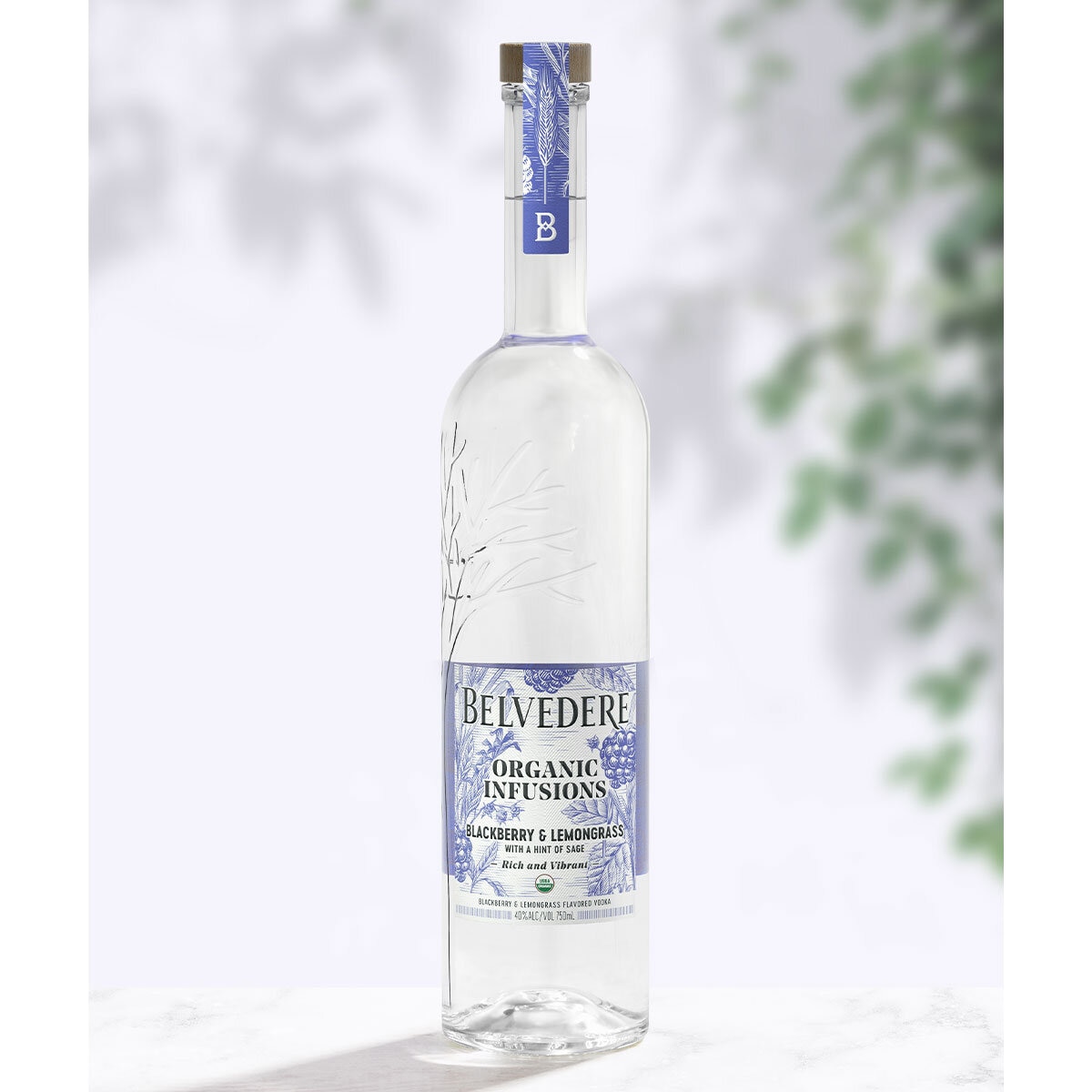 Belvedere Infusions Blackberry and Lemongrass, 70cl