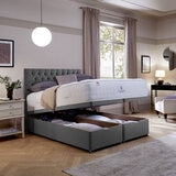 Pocket Spring Bed Company Mulberry Mattress & Sterling Grey Ottoman Divan with 4 Drawers in 3 Sizes