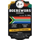 The Pickled Porcupine Boerewors Sausages, 3 x 300g