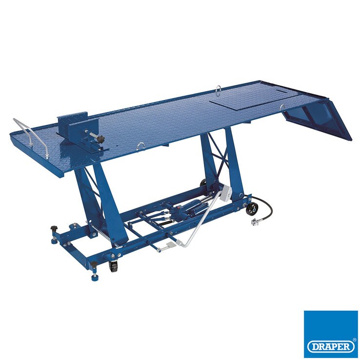 Draper Hyrdaulic Motorcycle Lift, 450kg Capacity Costco UK