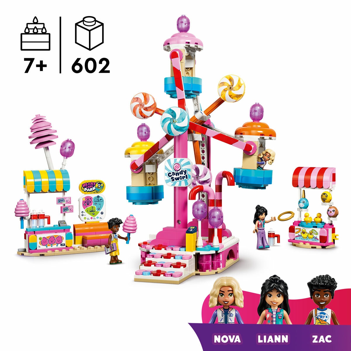 LEGO Friends Candy and Cupcake Ferris Wheel - Model 42700 (7+ Years) LEGO Friends Candy and Cupcake Ferris Wheel - Model 42700 (7+ Years)