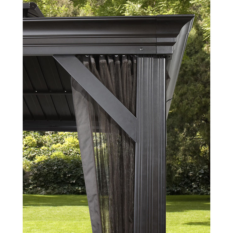 Sojag Messina 10ft x 14ft (3.05 x 4.26m) Sun Shelter with Galvanised