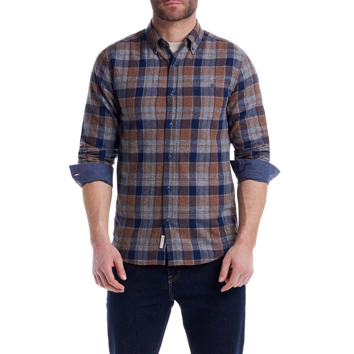 Weatherproof Men's Long Sleeve Flanne lShirt