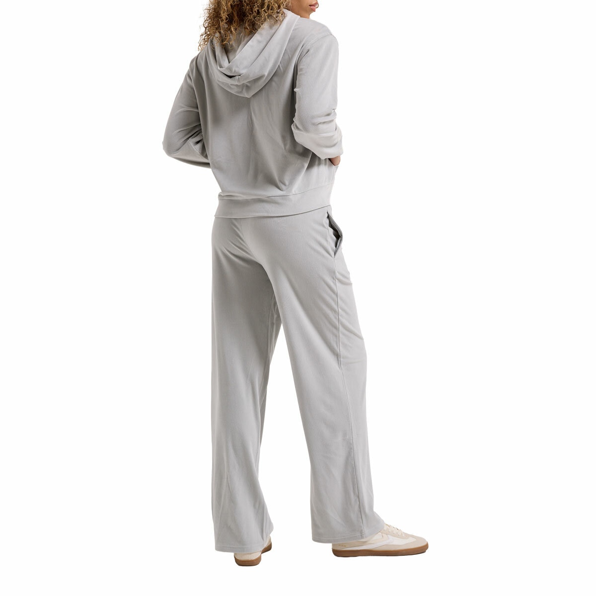 Juicy Couture Ladies 2 Piece Velour Lounge Set in Grey