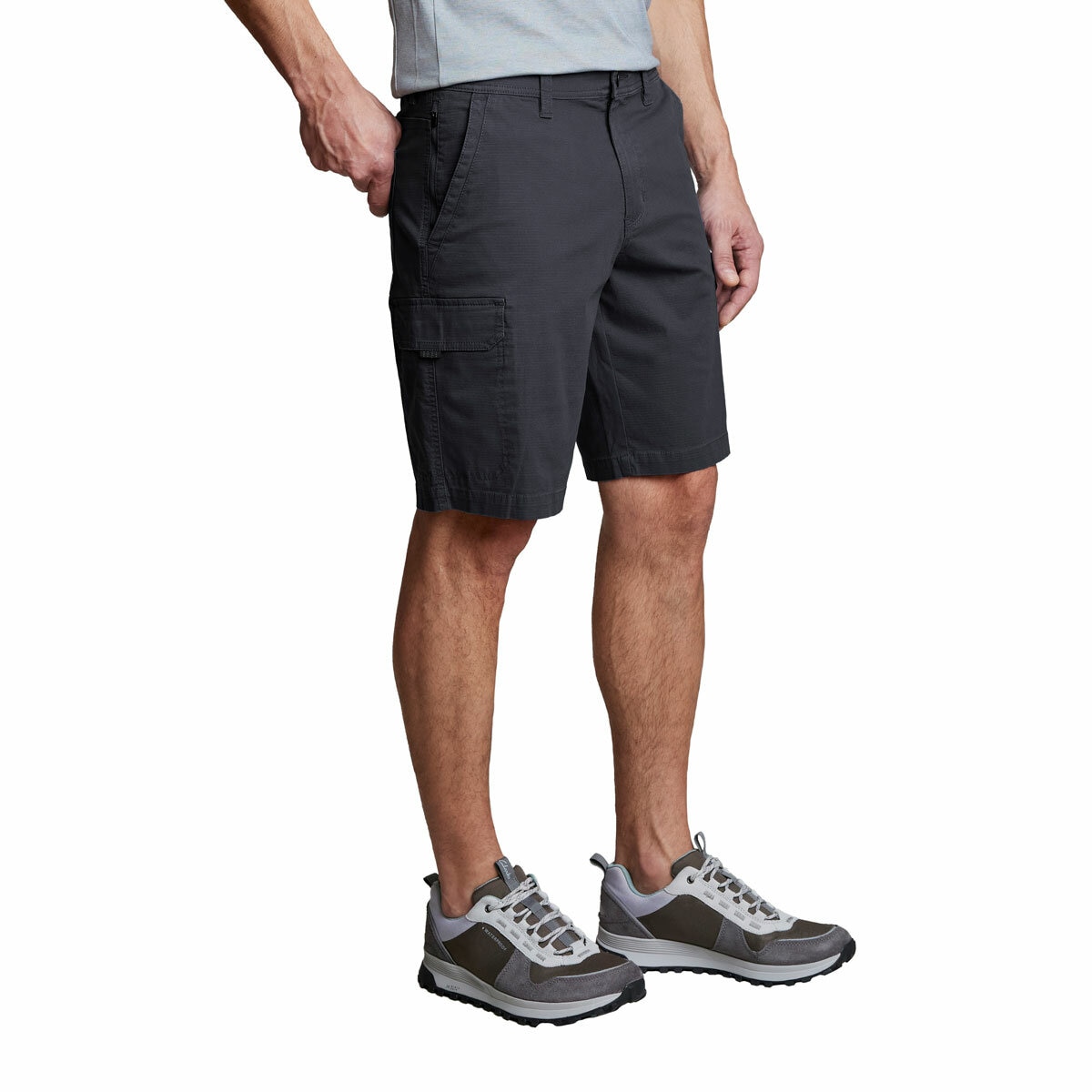 Copper & Oak Mens Cargo Shorts in Blue