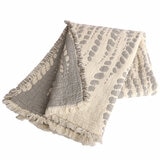 Life Comfort Reversible 100% Cotton Gauze Throw in Grey, 127 x 162 cm