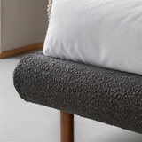Gallery Rabley Dark Grey Fabric Bed Frame, Double