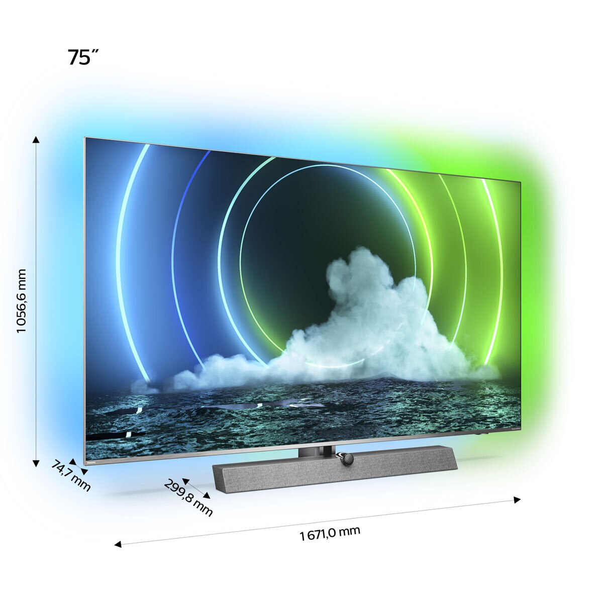 Buy Philips 75PML9636/12 75 Inch Mini LED 4K Ultra HD Smart Ambilight TV at costco.co.uk