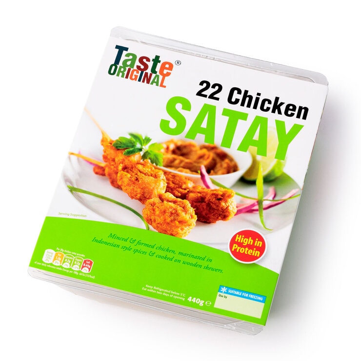 Pack of Taste Original Chicken Satay 22 pack Pack of Taste Original Chicken Satay 22 pack