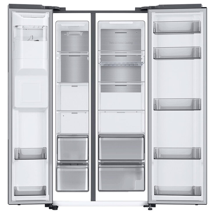 Samsung Series 8 RS68A884CB1/EU Side by Side Fridge Freezer, C Rated in Black