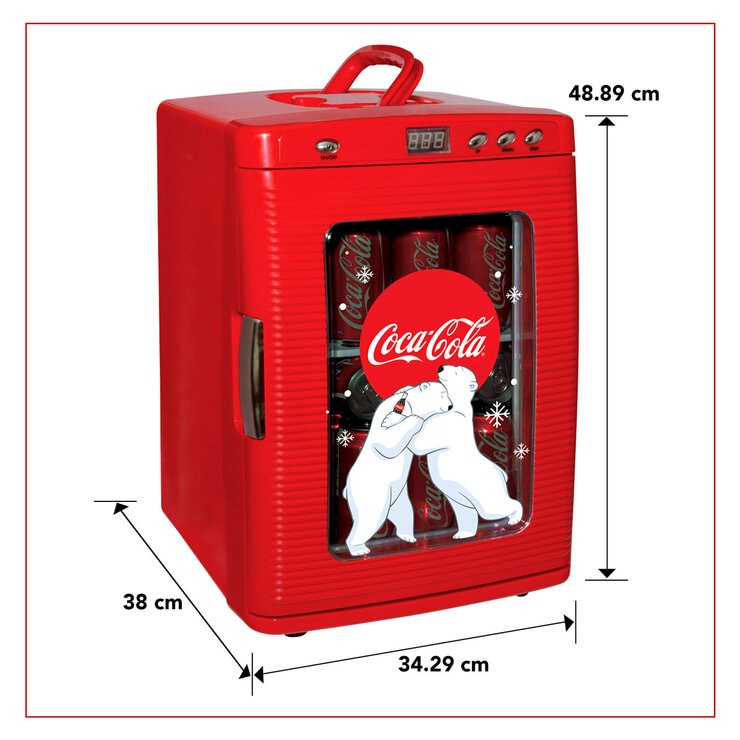 Polar Bear 25L LED Display Window Mini-Fridge