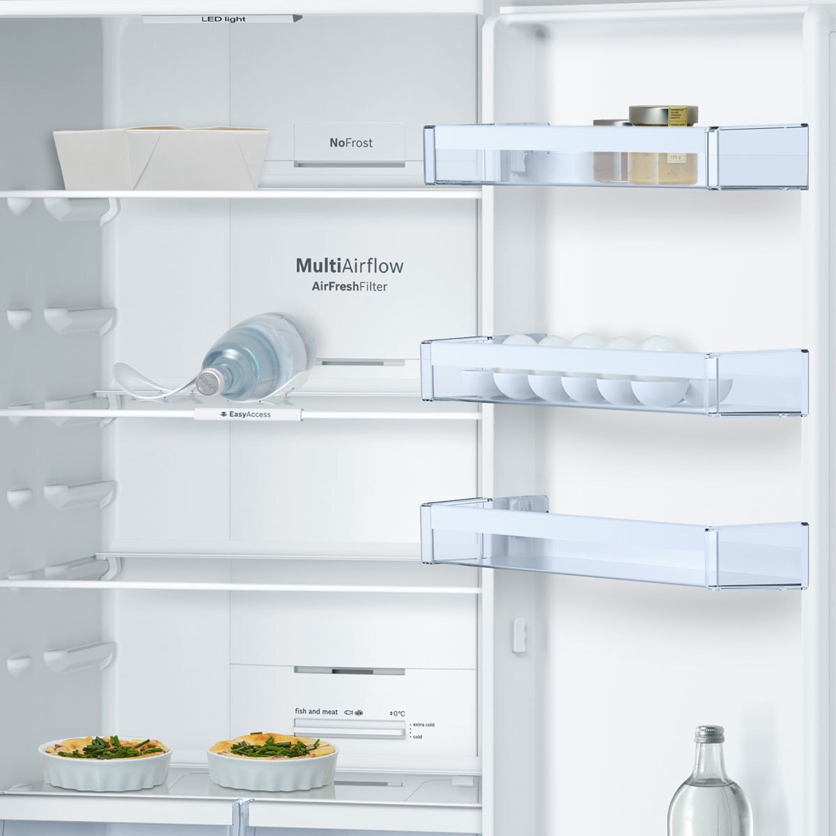 Bosch KGN39VL35G, Fridge Freezer A++ Rating in Inox Costco UK